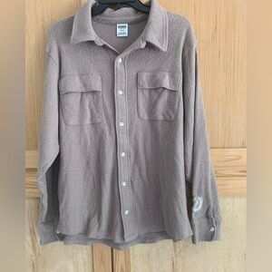 PINK Victoria's Secret Nubby Fleece Shirt/Shacket Sz M Super Nice!